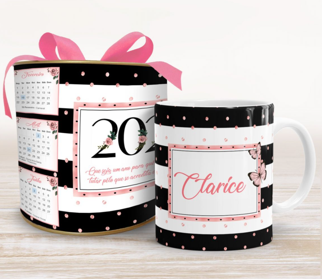 Oficina Criativa caneca e lata personalizada