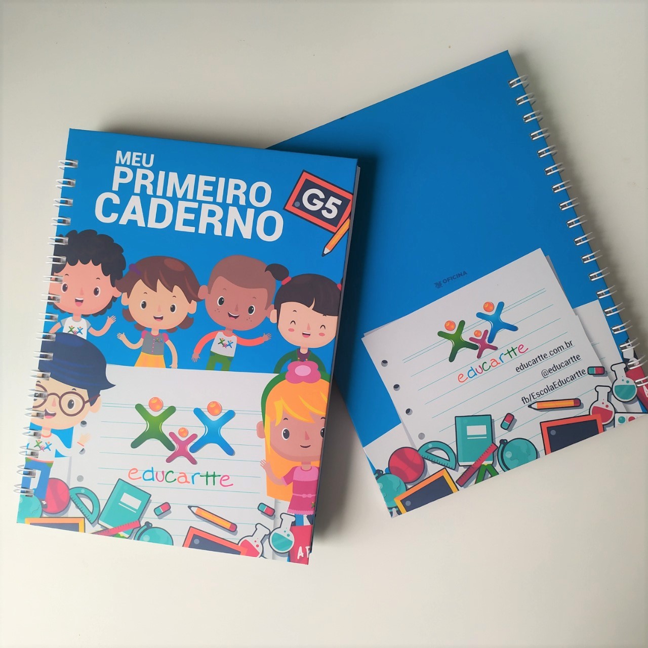 Oficina Criativa caderno personalizado
