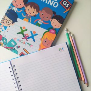 Oficina Criativa caderno personalizado