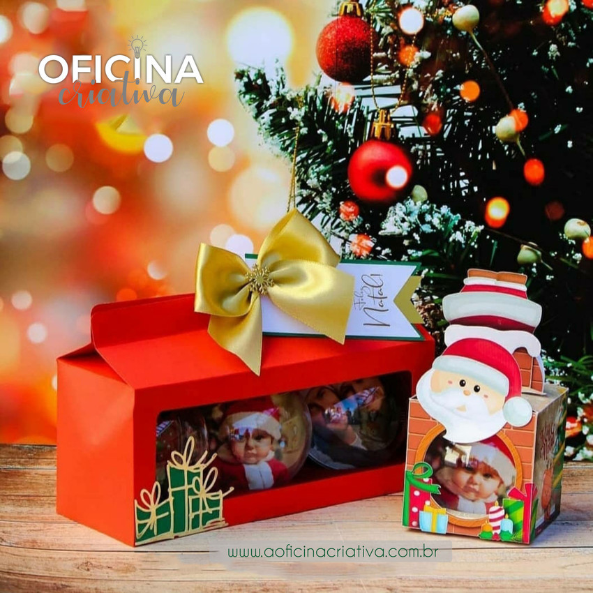 Oficina Criativa bola de natal personalizada