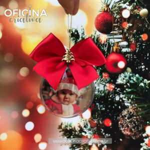 Oficina Criativa bola de natal personalizada