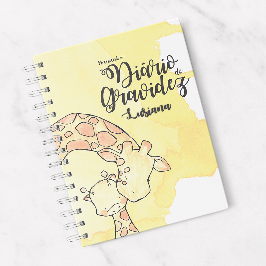 Oficina Criativa Capa Diário de Gravidez