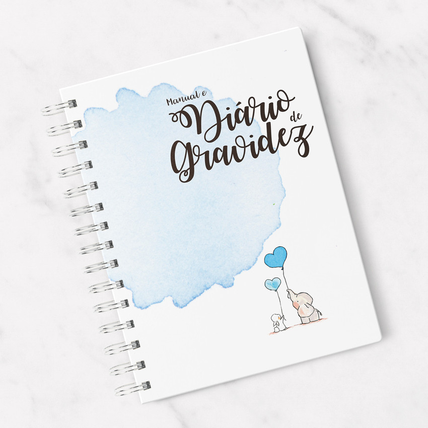Oficina Criativa Capa Diário de Gravidez