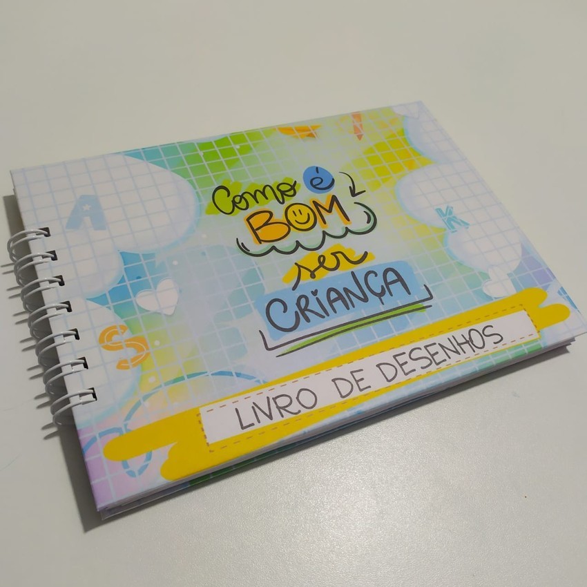 Oficina Criativa caderno de desenho