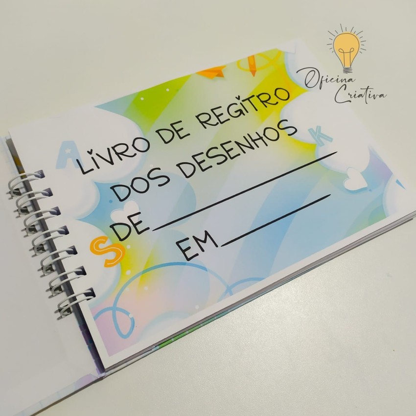 Oficina Criativa caderno de desenho