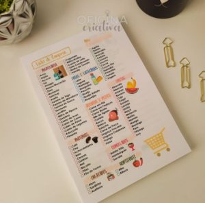 Oficina Criativa bloco de compras
