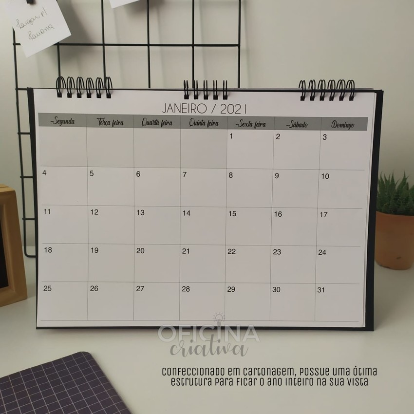 Oficina Criativa Desk Planner