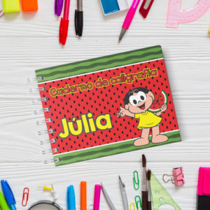 Caderno de caligrafia personalizado