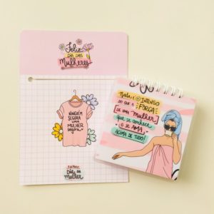 Oficina Criativa bloco personalizado dia da mulher