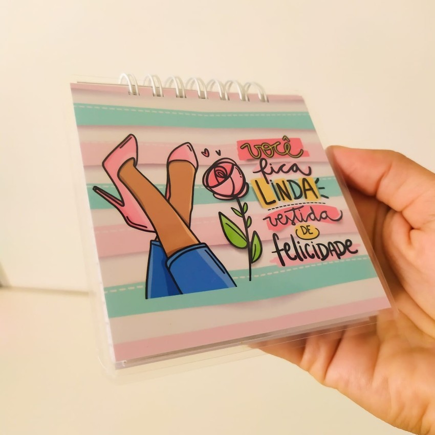 Oficina Criativa bloco personalizado dia da mulher