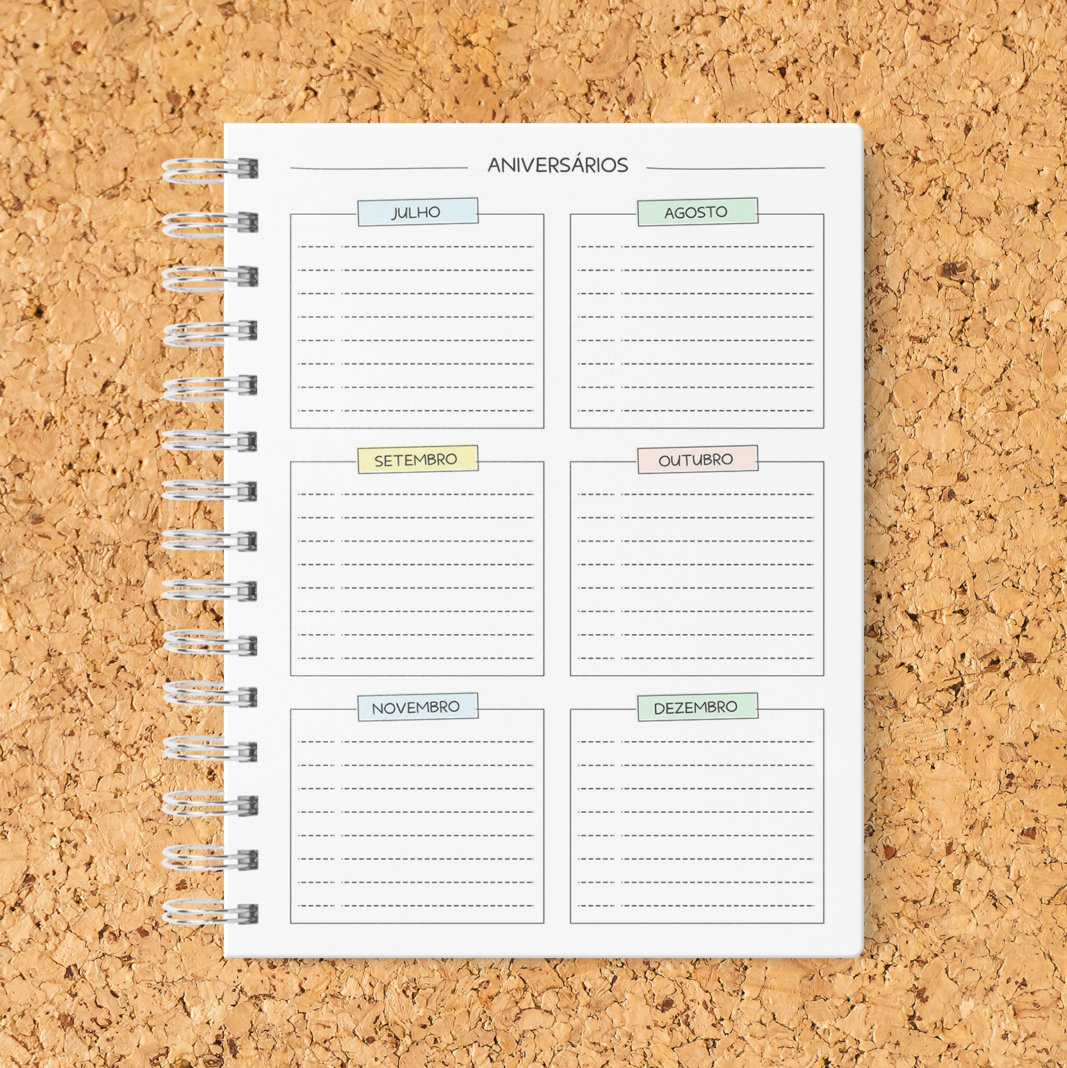 Oficina Criativa agenda escolar personalizada