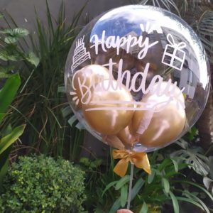 Oficina Criativa balão bubble personalizado