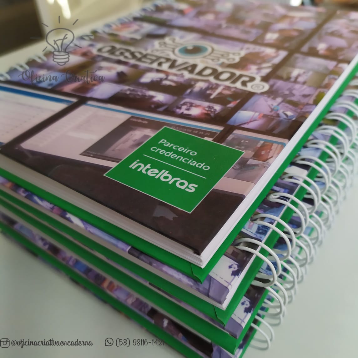 Oficina Criativa caderno personalizado