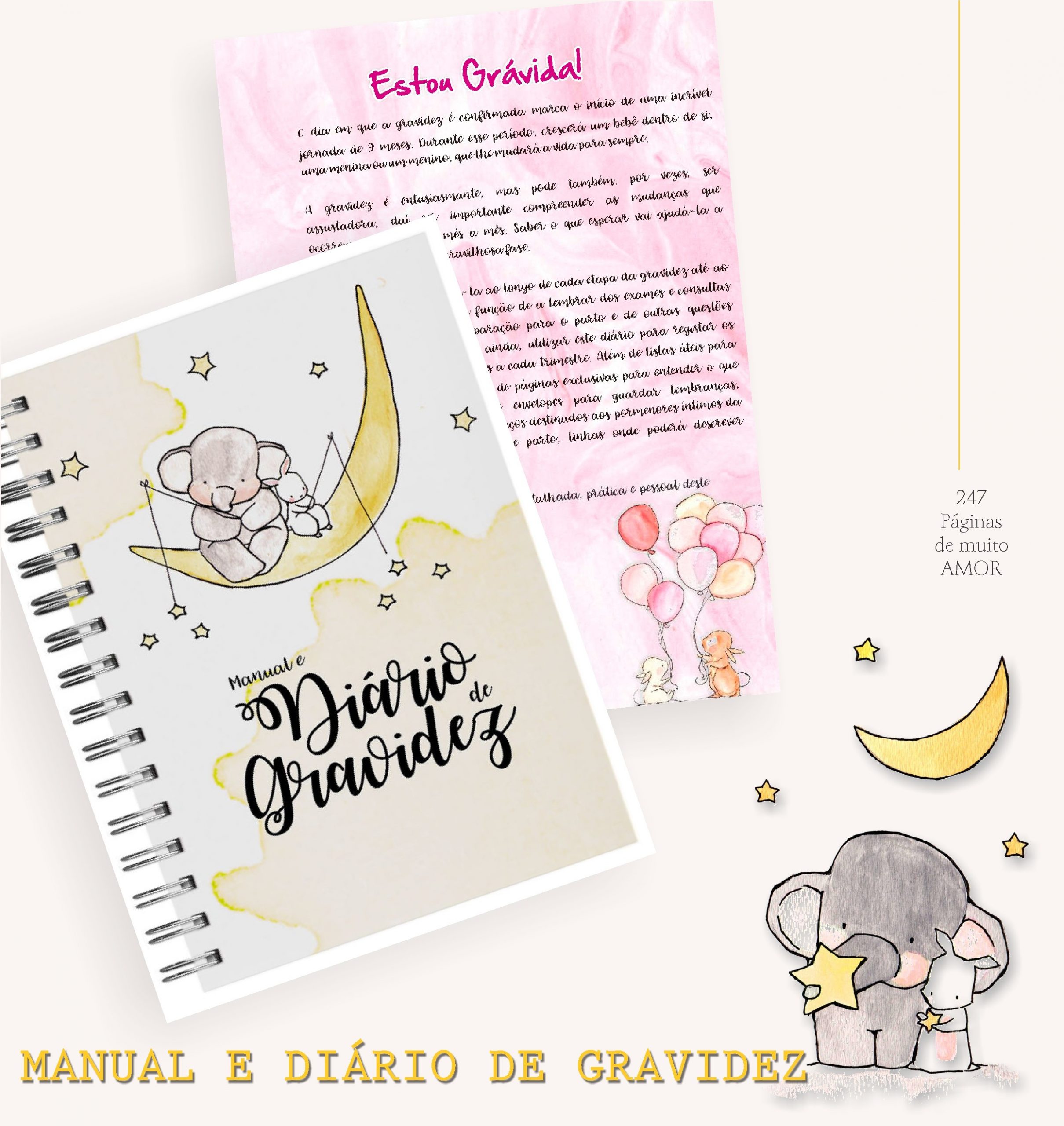 Oficina Criativa diário de gravidez