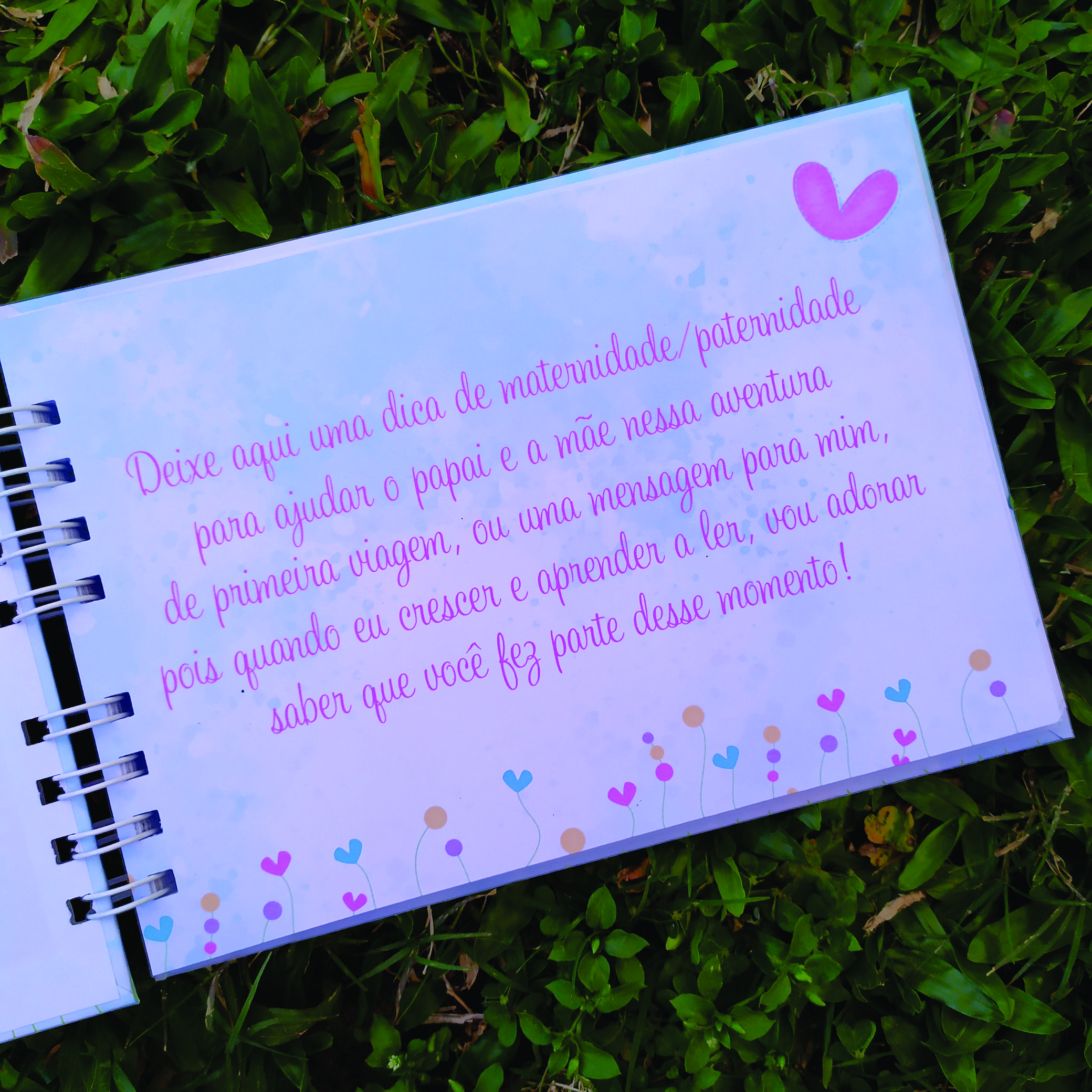 Oficina Criativa livro de mensagens