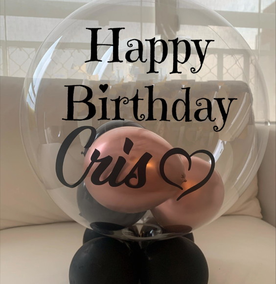 Oficina Criativa balão bubble personalizado