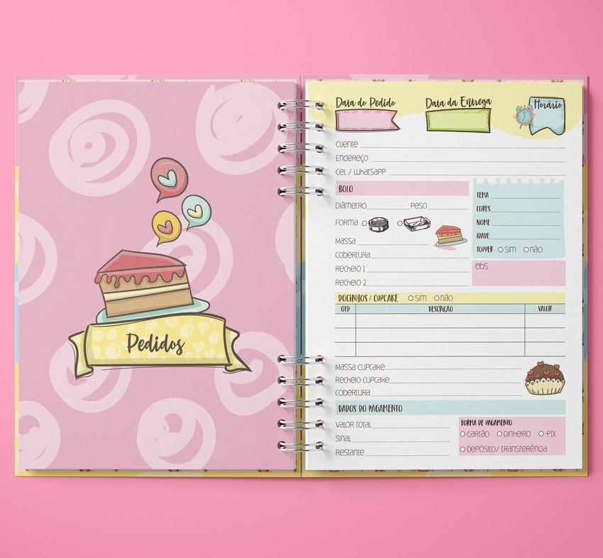 Oficina Criativa agenda da confeiteira