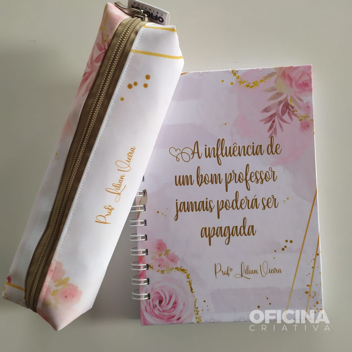 Oficina Criativa caderno personalizado