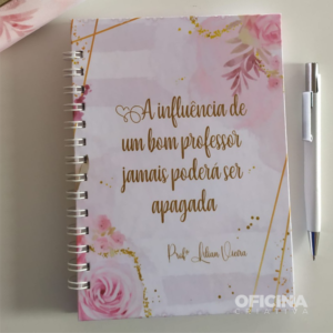 Oficina Criativa caderno personalizado