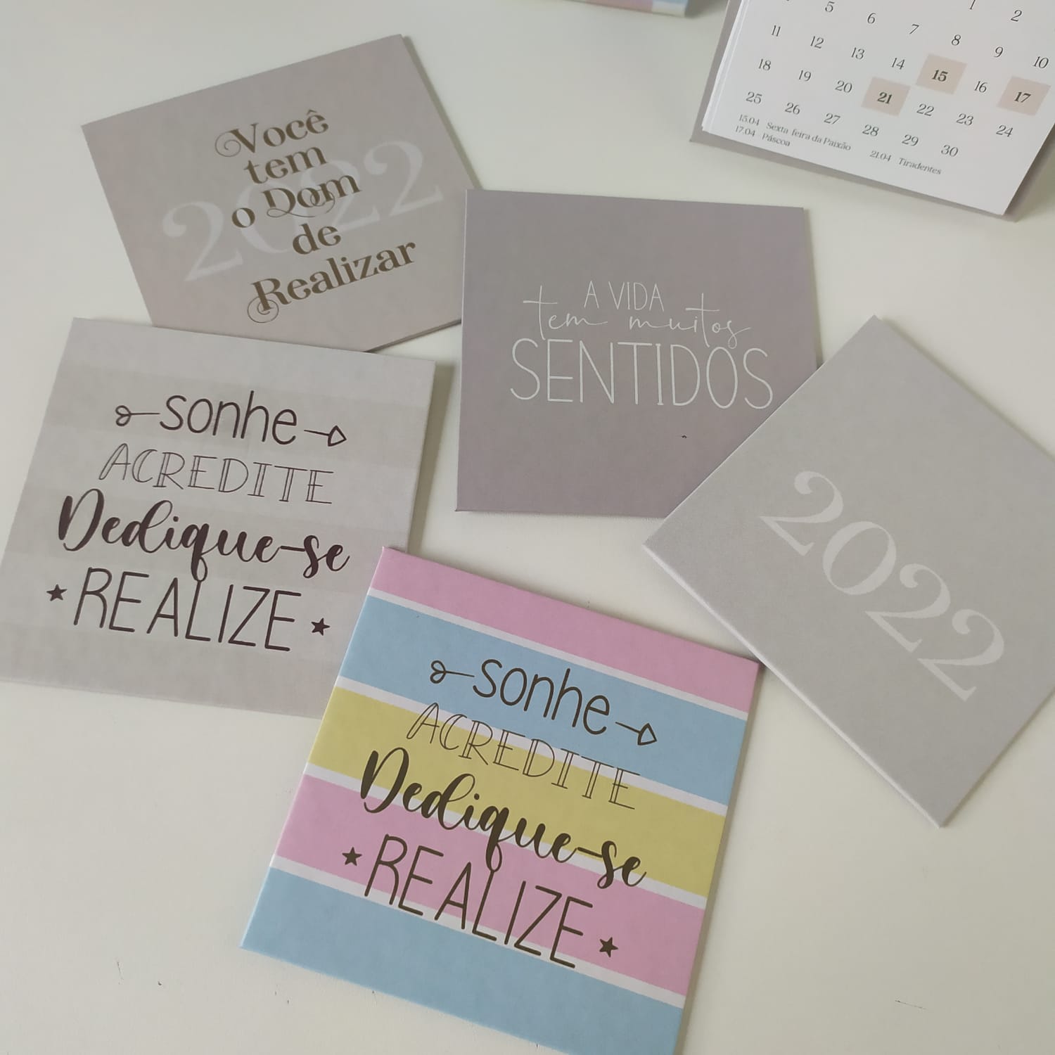 Oficina Criativa calendário 2022