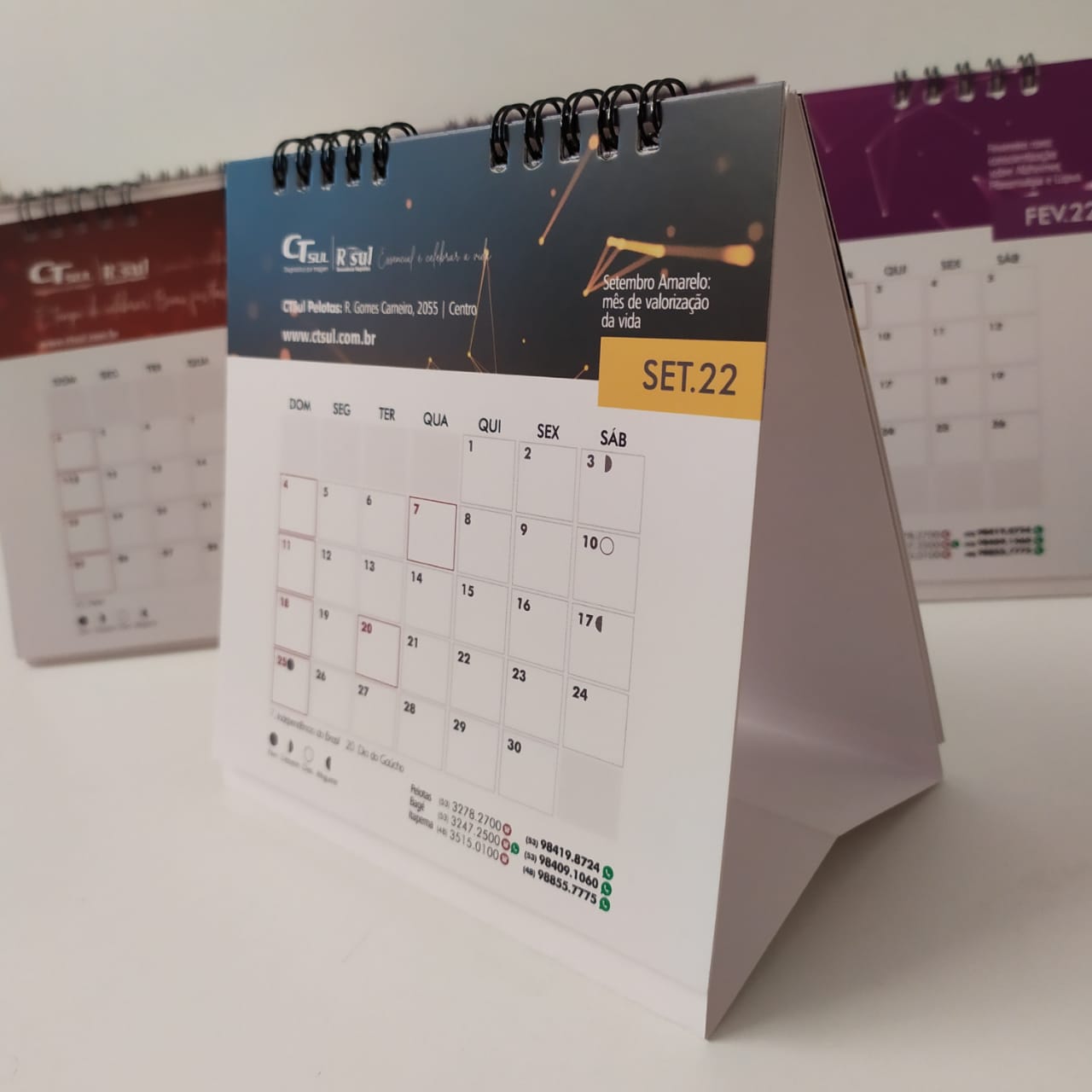 Oficina Criativa calendário personalizado