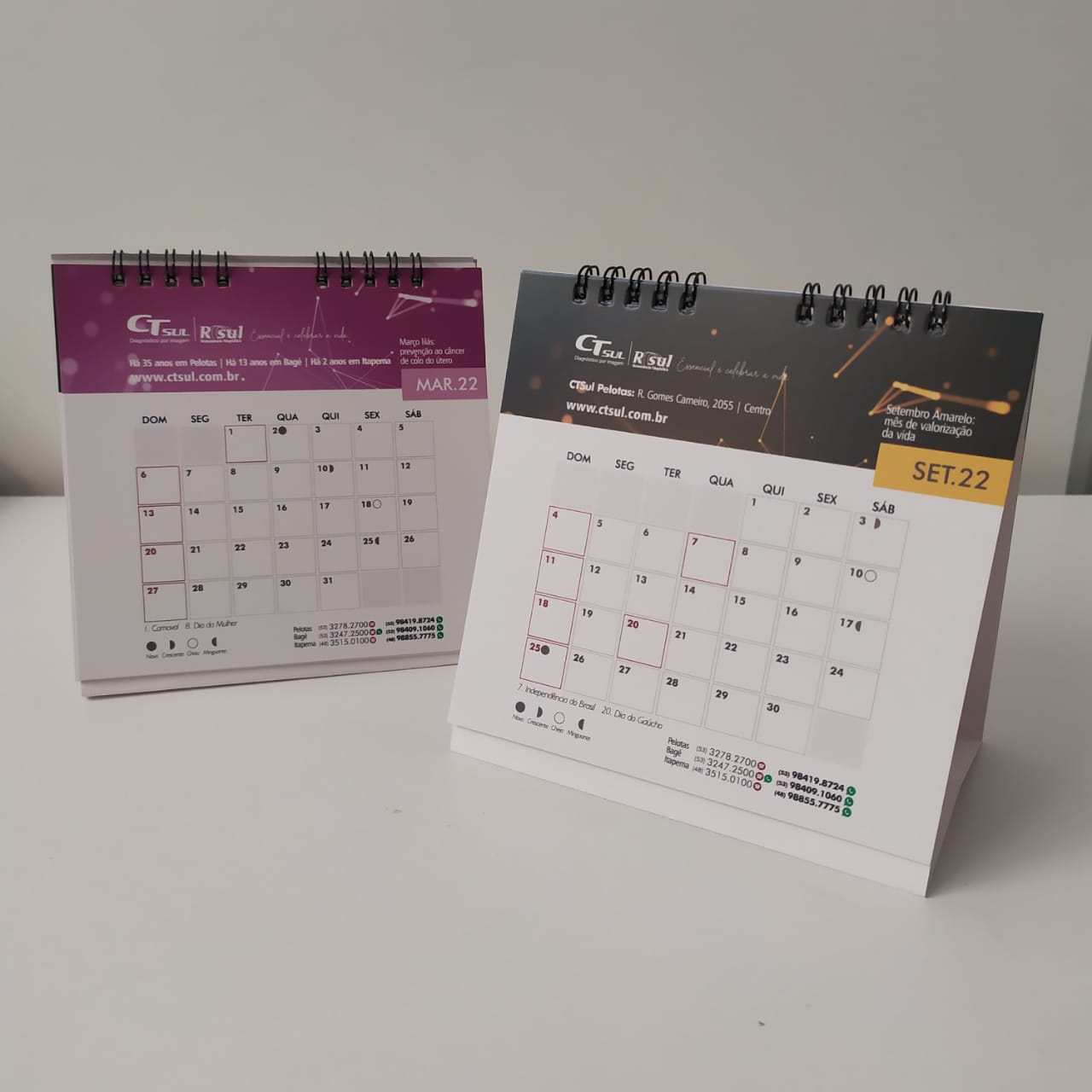 Oficina Criativa calendário personalizado