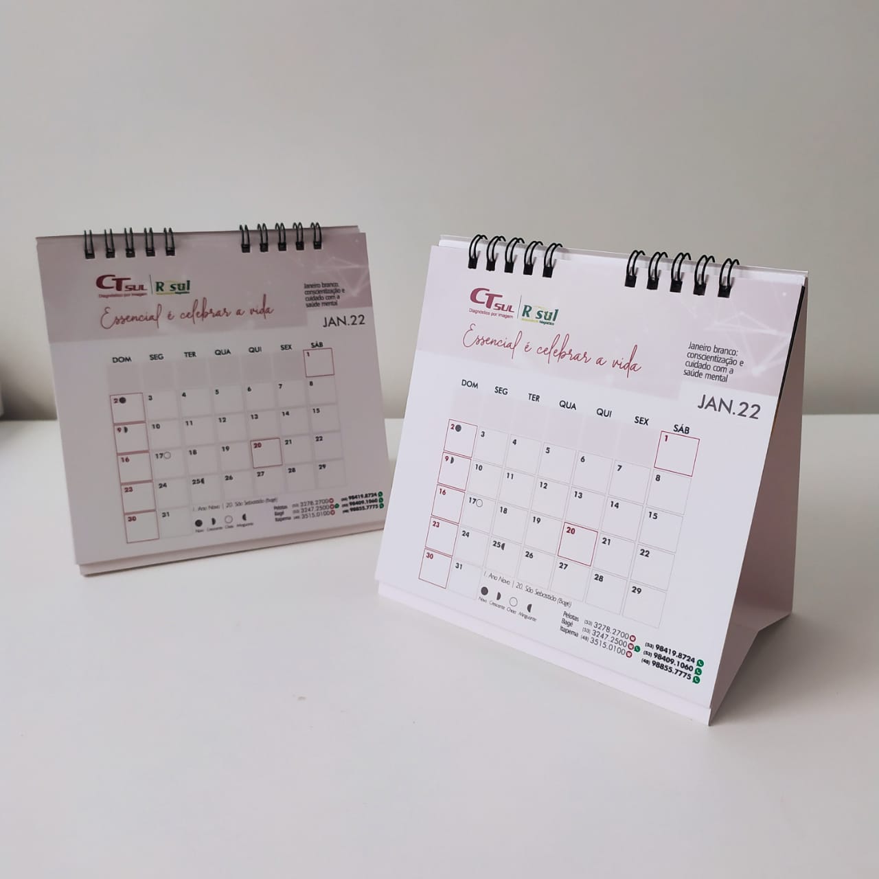 Oficina Criativa calendário personalizado