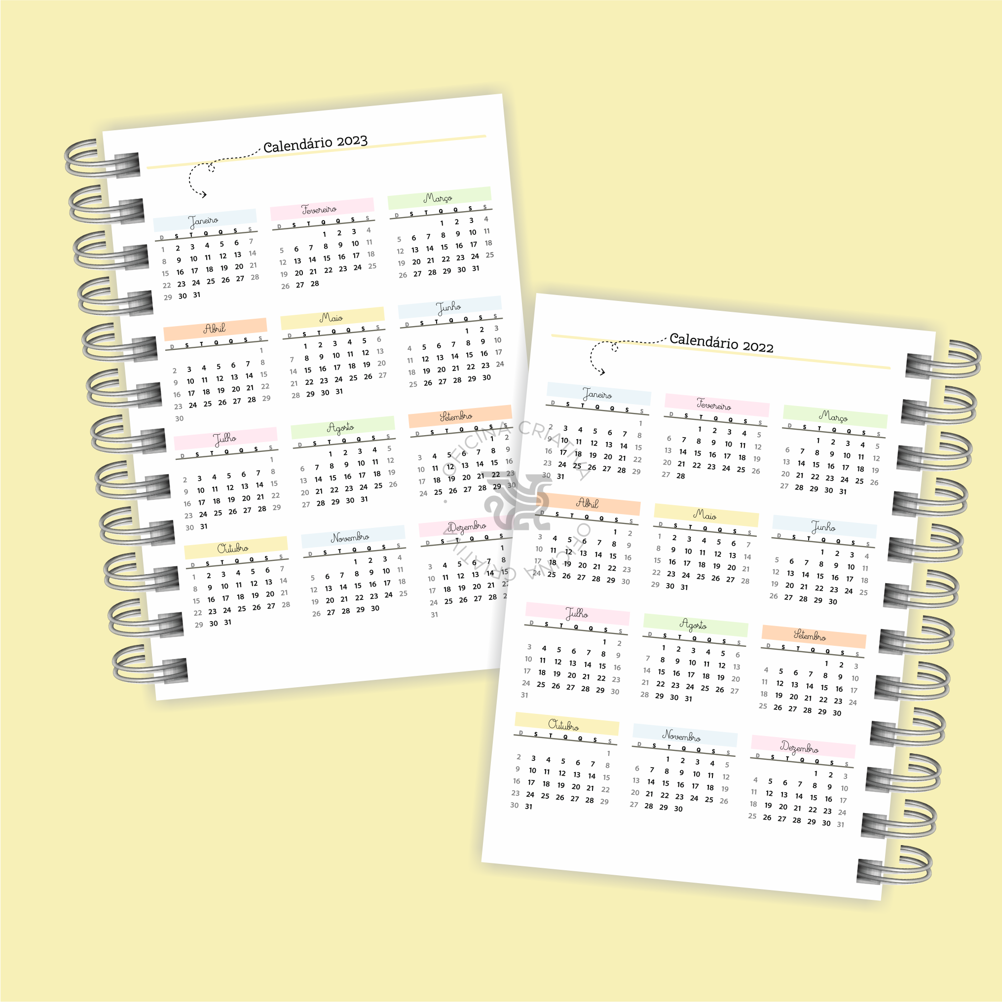 Oficina Criativa agenda infantil bebê