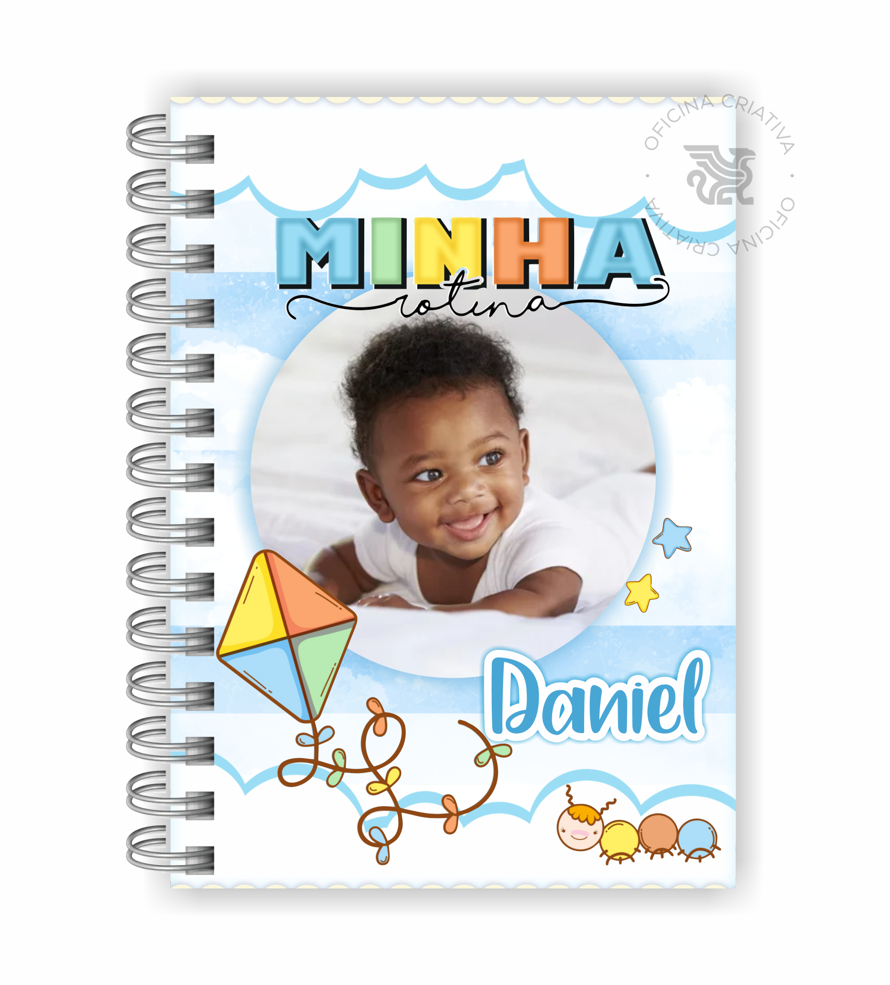 Oficina Criativa agenda infantil menino