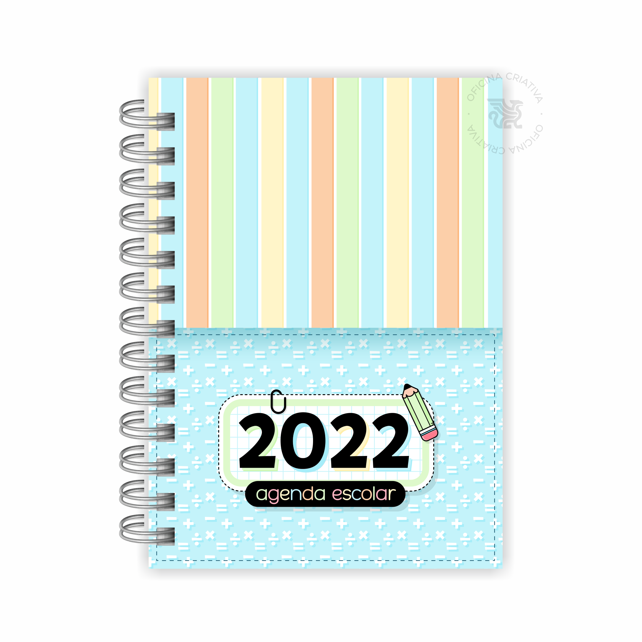 Oficina Criativa agenda escolar personalizada