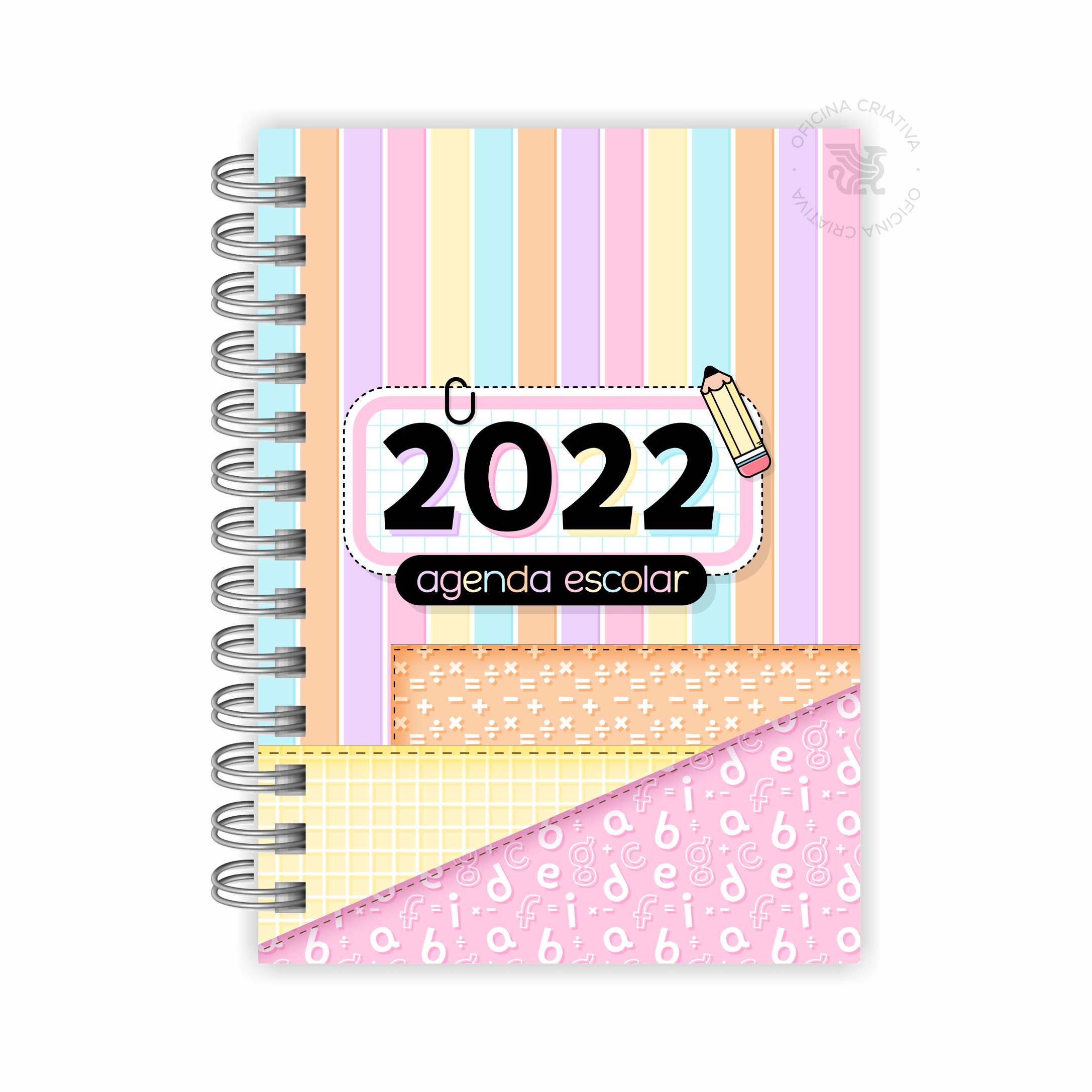 Oficina Criativa agenda escolar personalizada