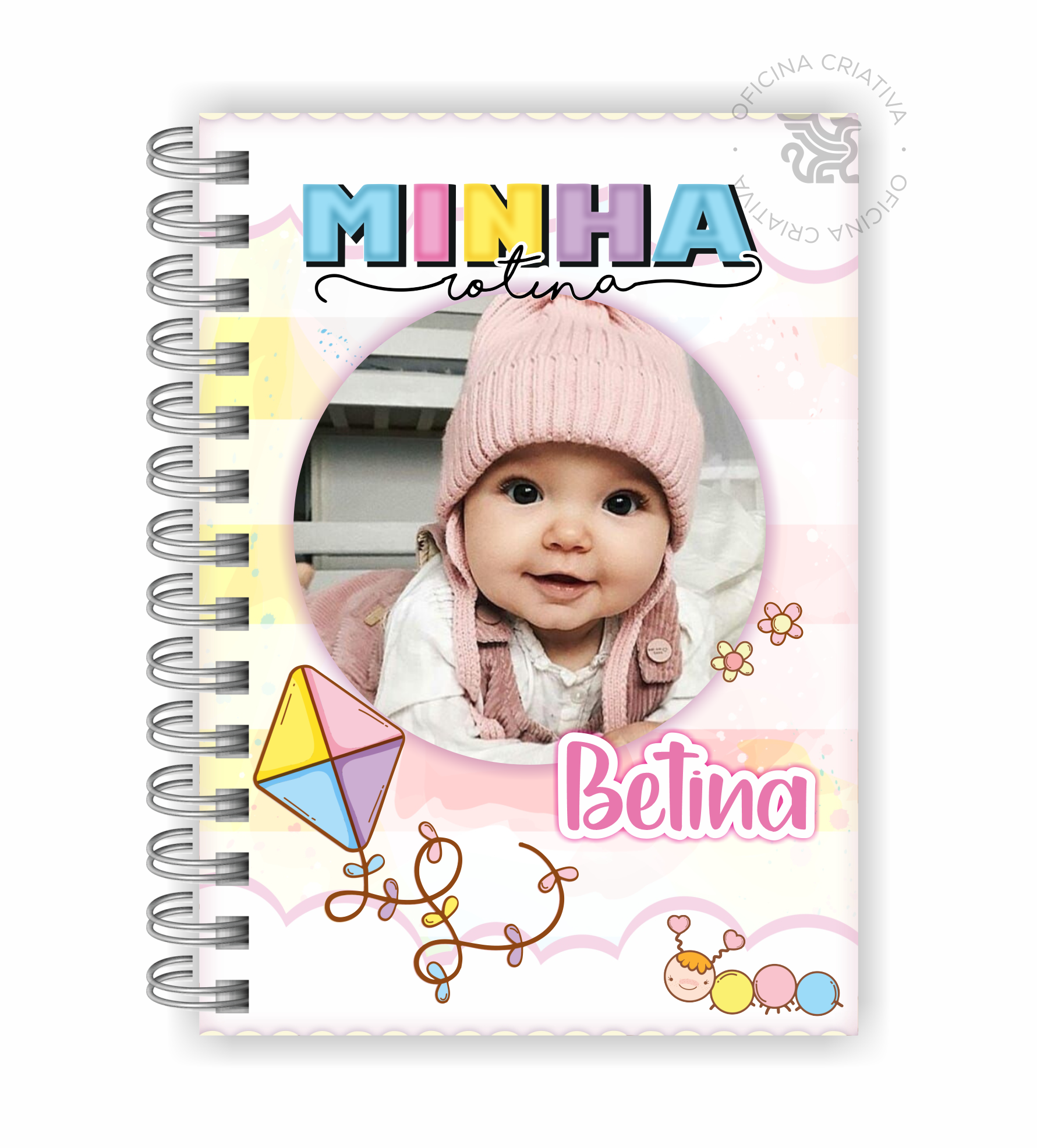 Oficina Criativa agenda infantil menina