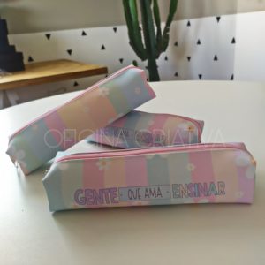 Oficina Criativa estojo personalizado dia dos professores