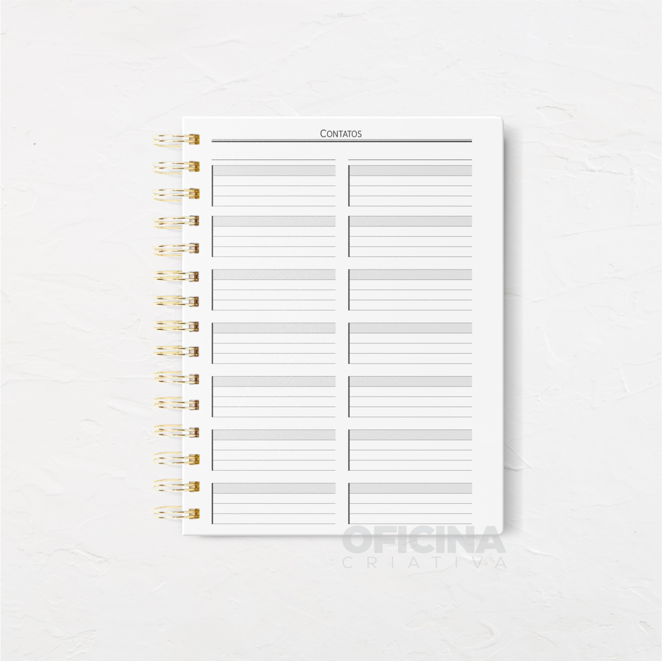 Oficina Criativa agenda 2024 personalizada