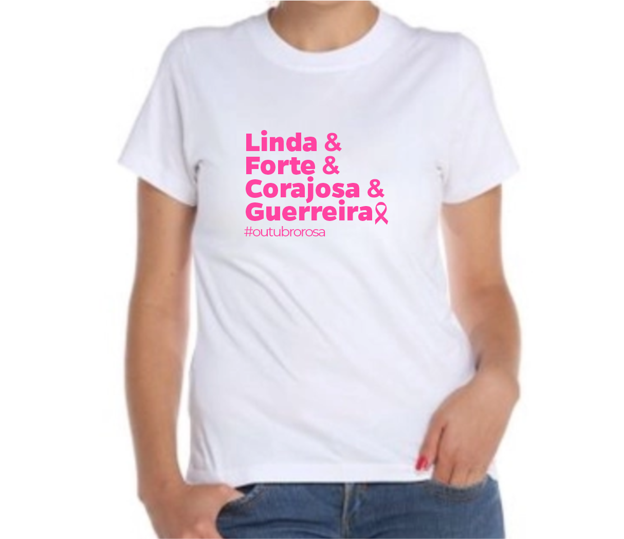 Oficina Criativa Outubro preta camiseta branca personalizada