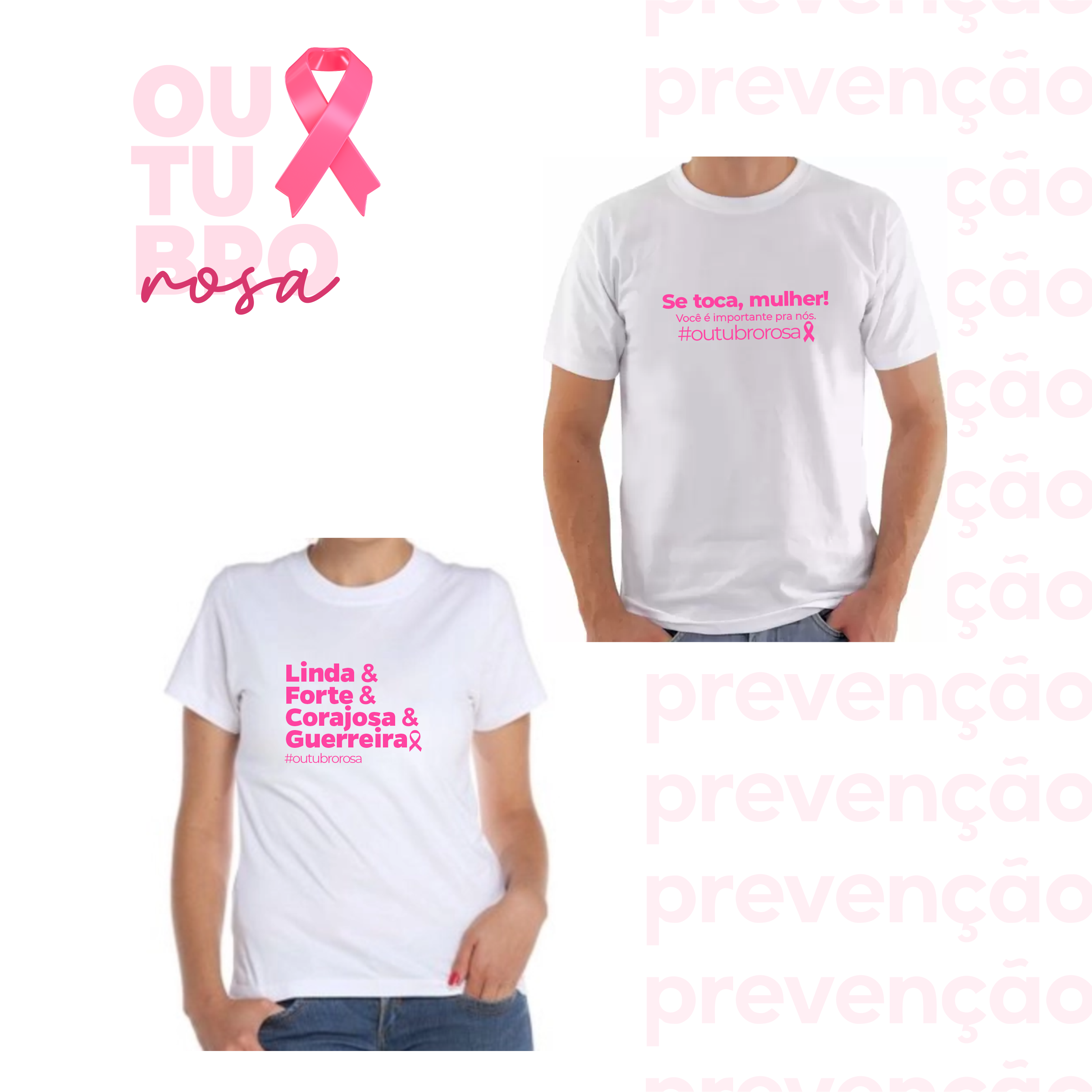 Oficina Criativa Outubro preta camiseta branca personalizada