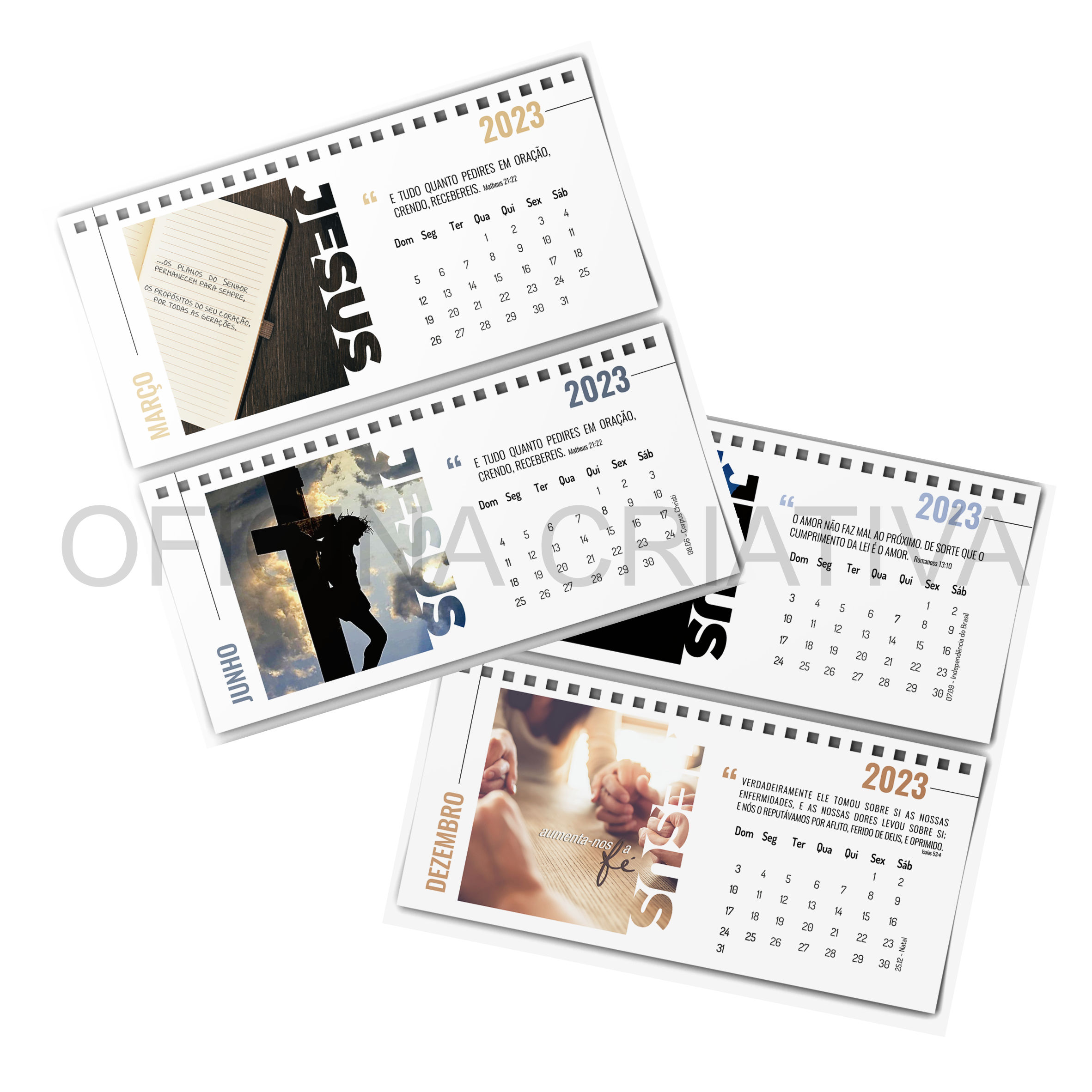 Oficina Criativa Calendário Cristão 2023