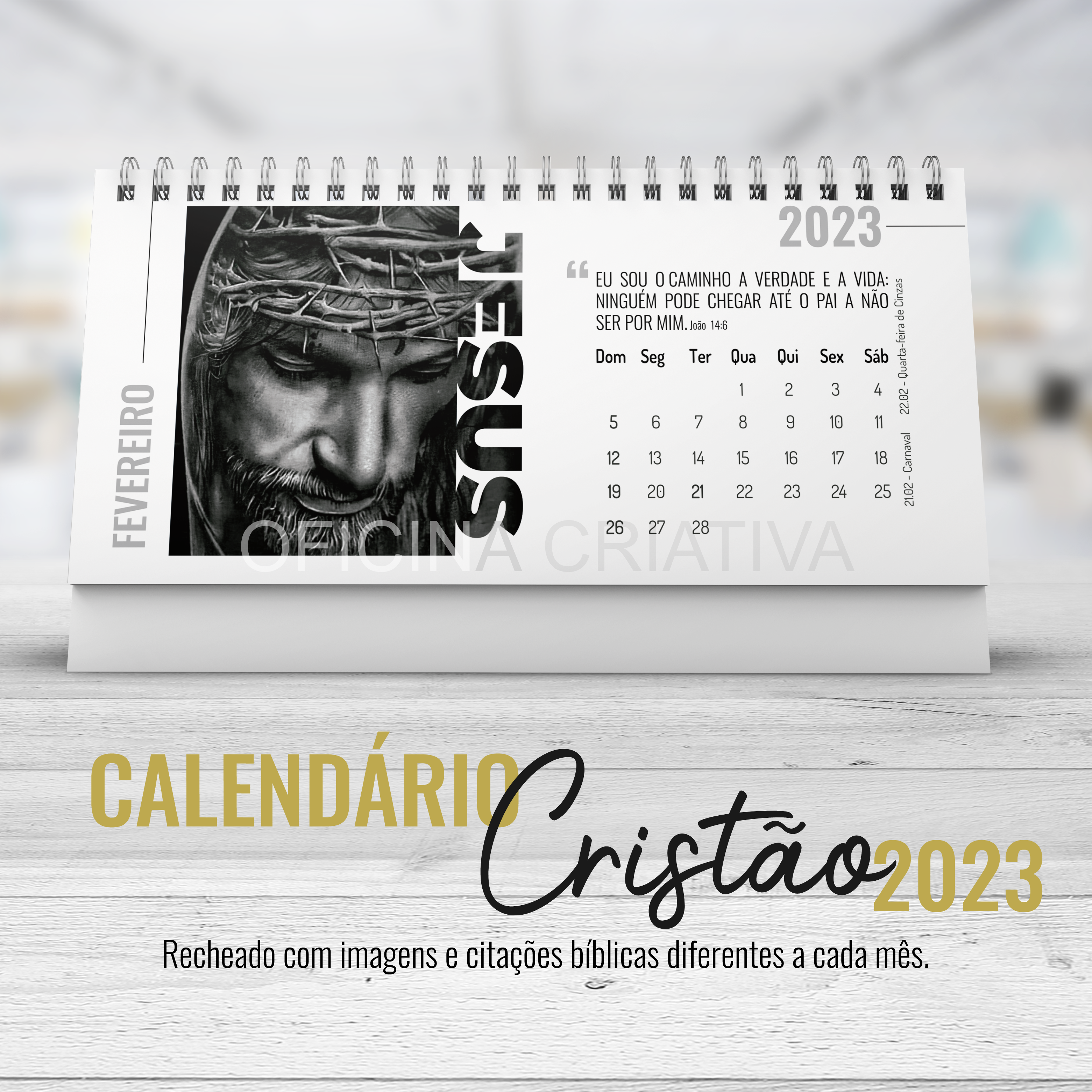 Oficina Criativa Calendário Cristão 2023