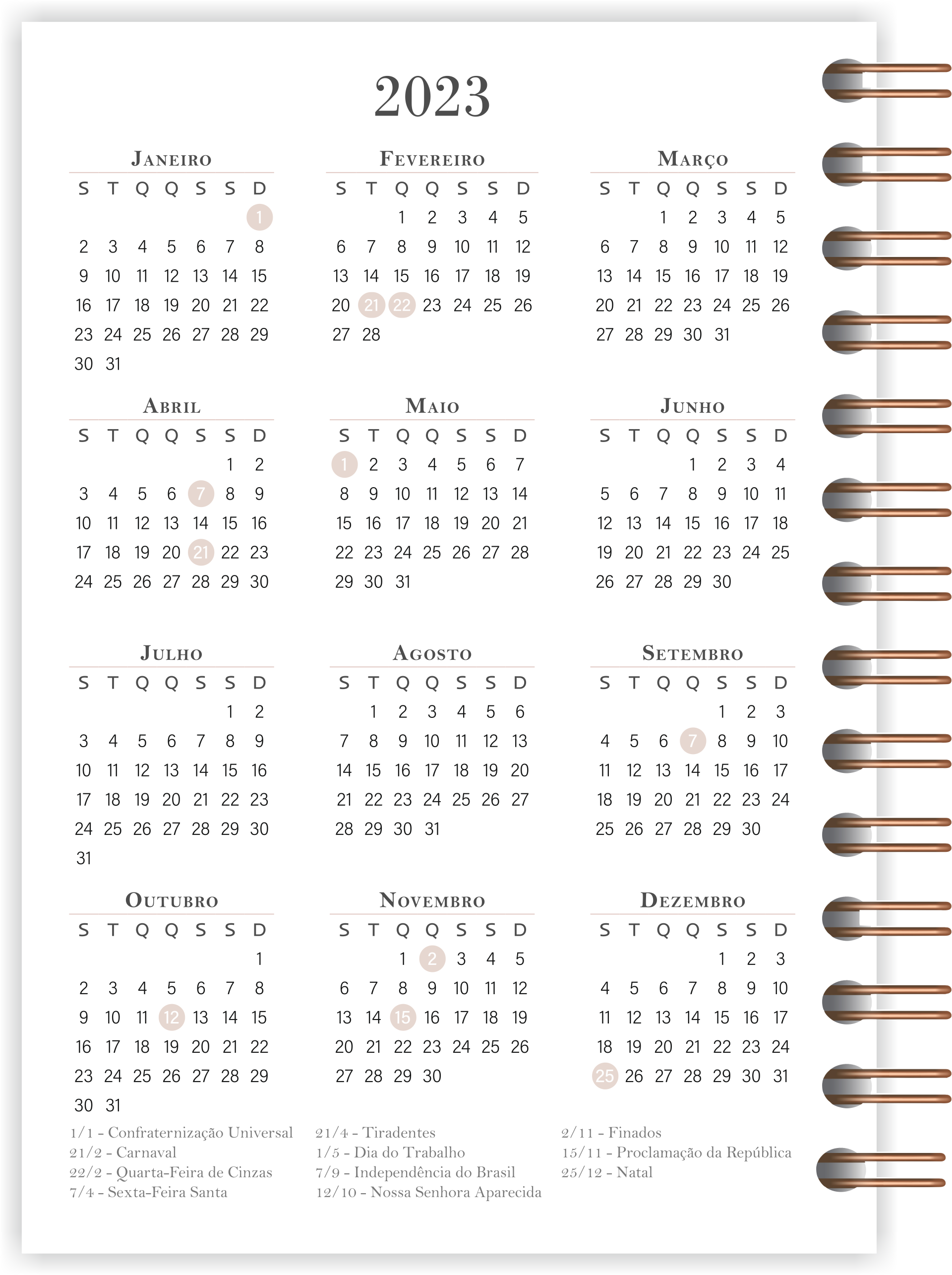 Oficina Criativa agenda personalizada 2023 elegante