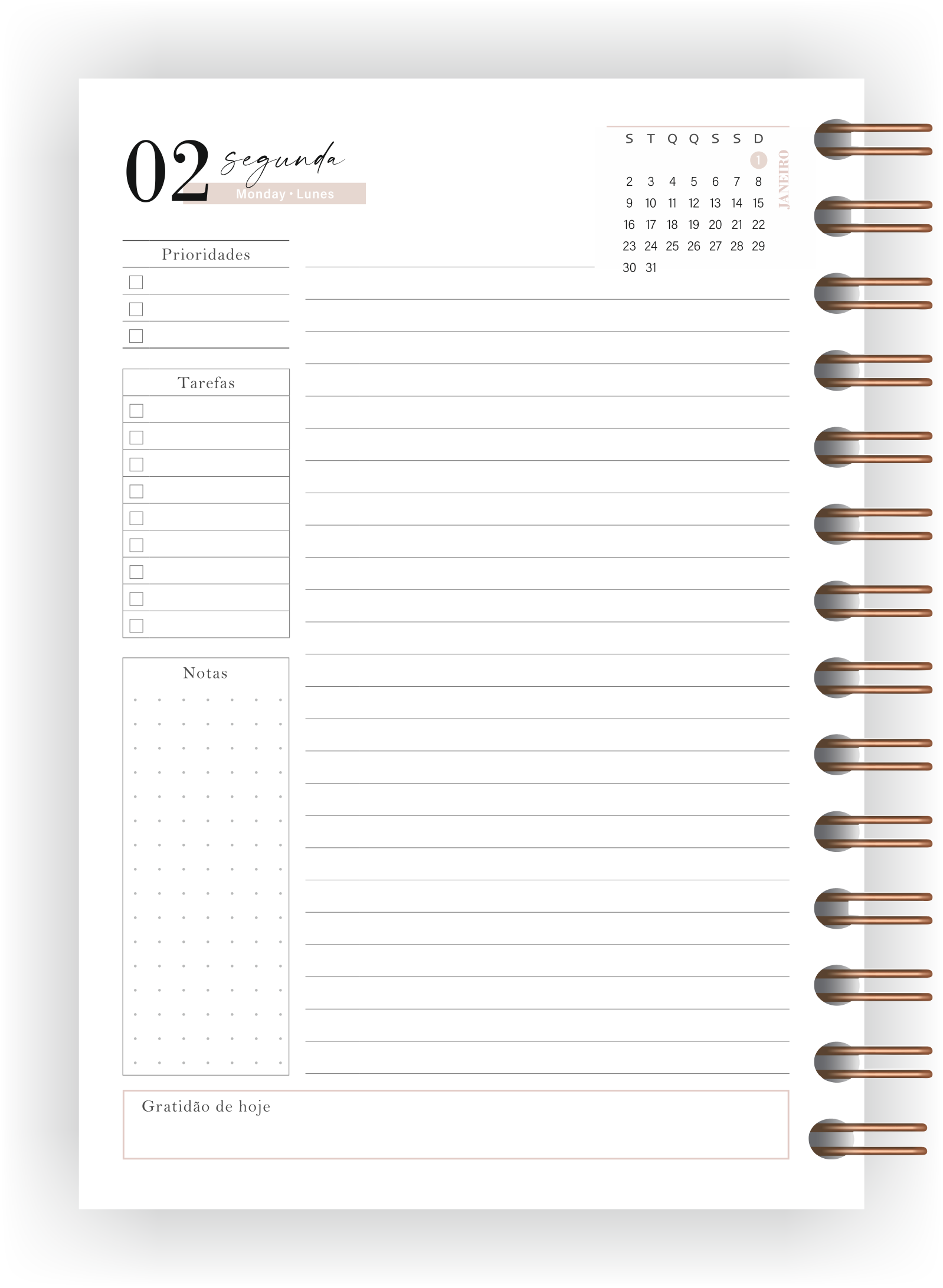 Oficina Criativa agenda personalizada 2023 elegante