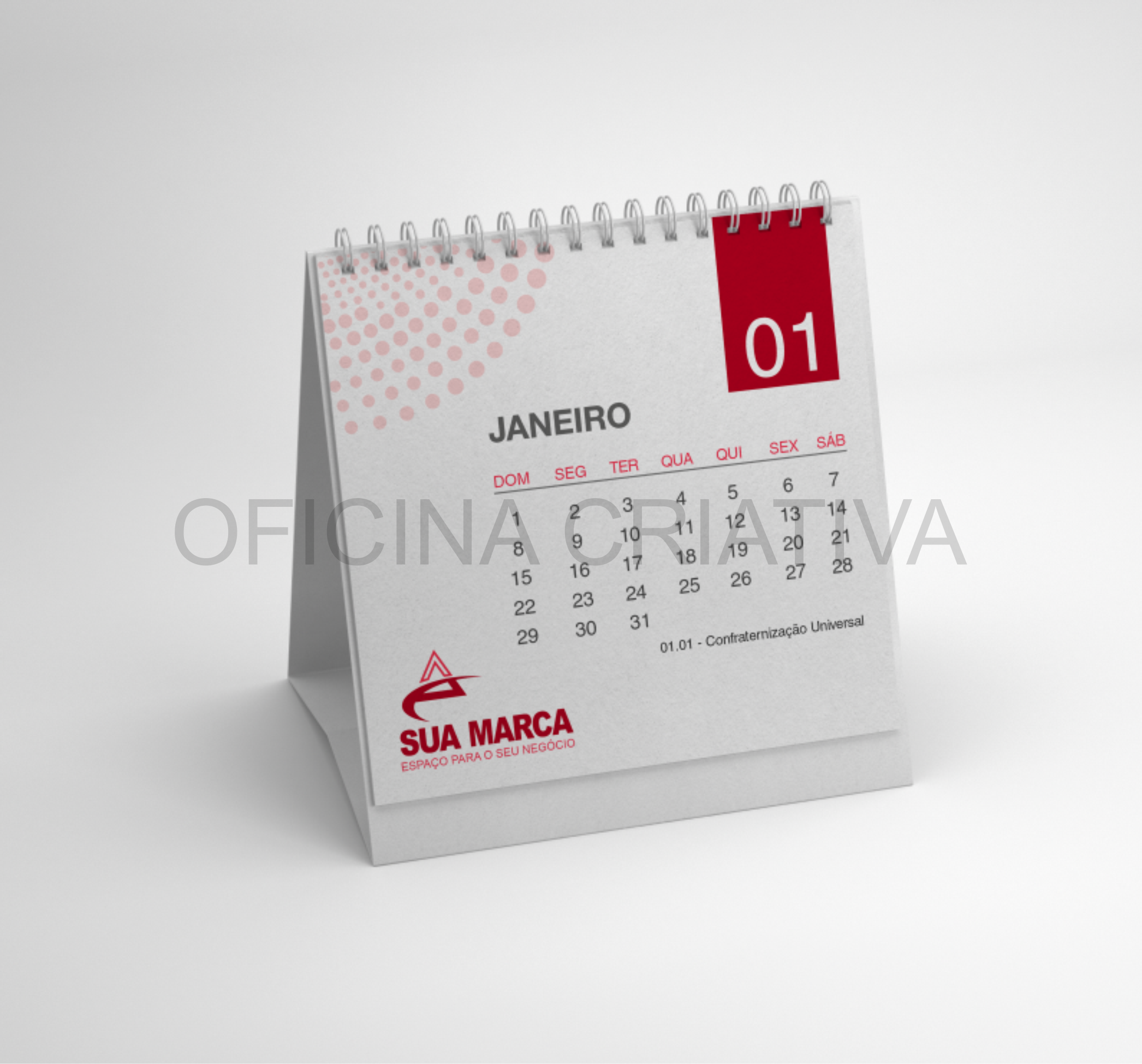 Oficina Criativa calendário personalizado 2023