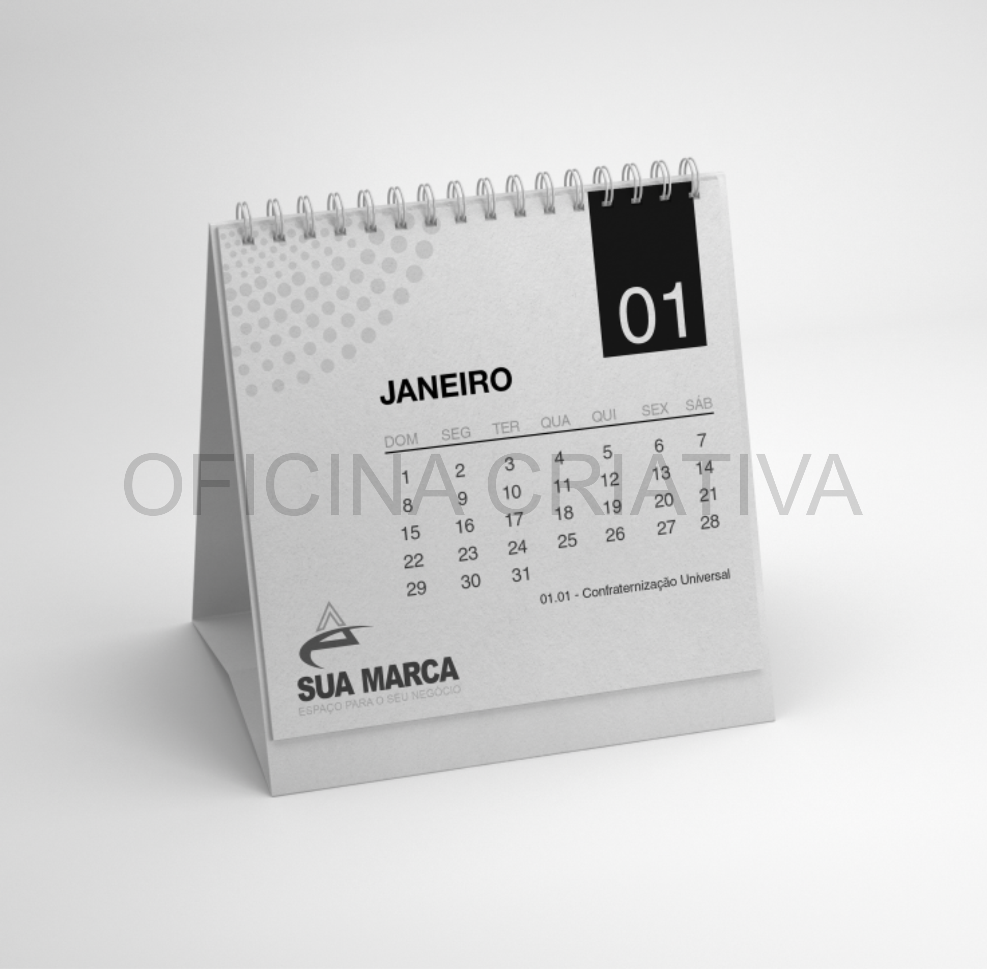 Oficina Criativa calendário personalizado 2023