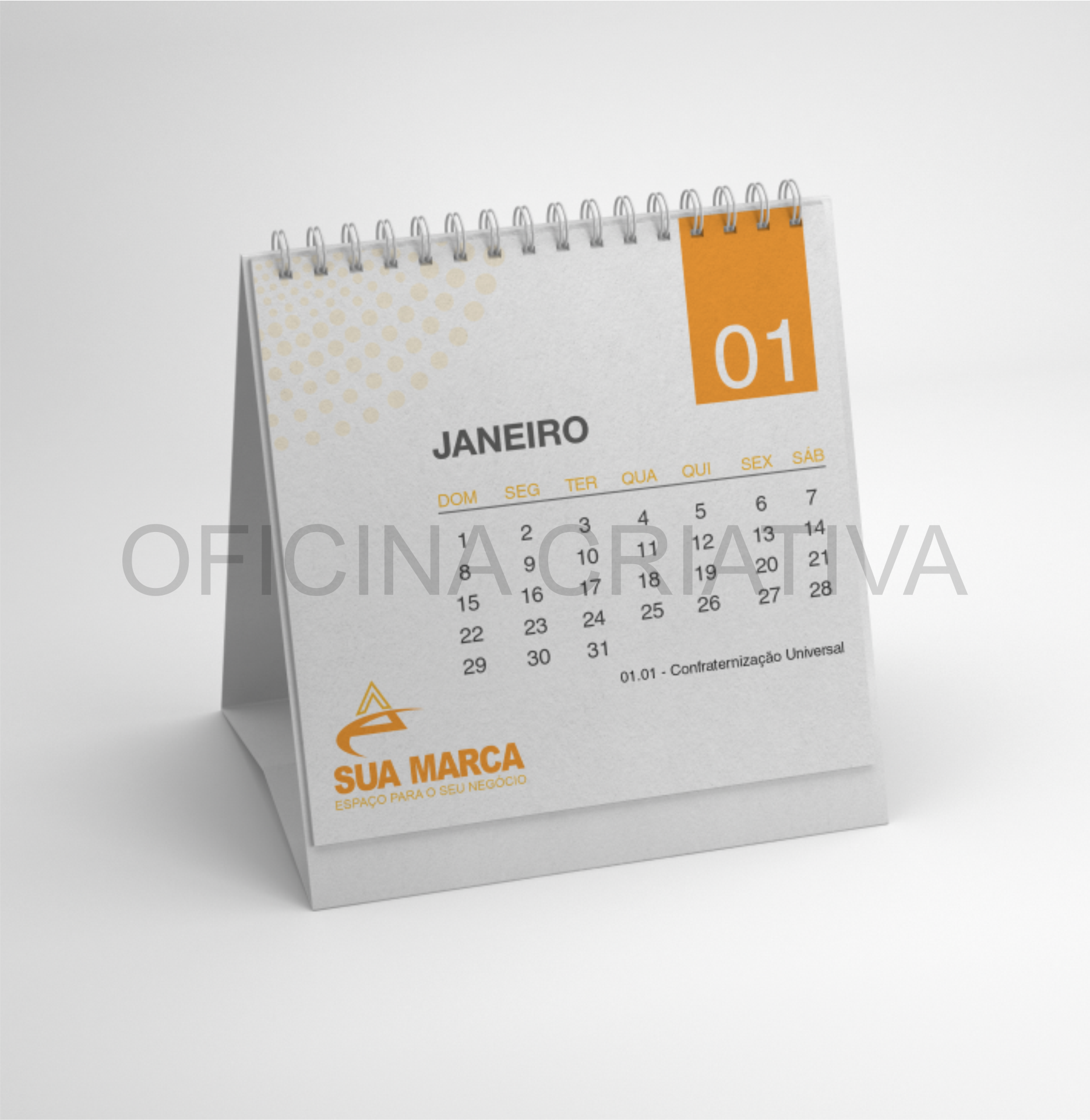 Oficina Criativa calendário personalizado 2023