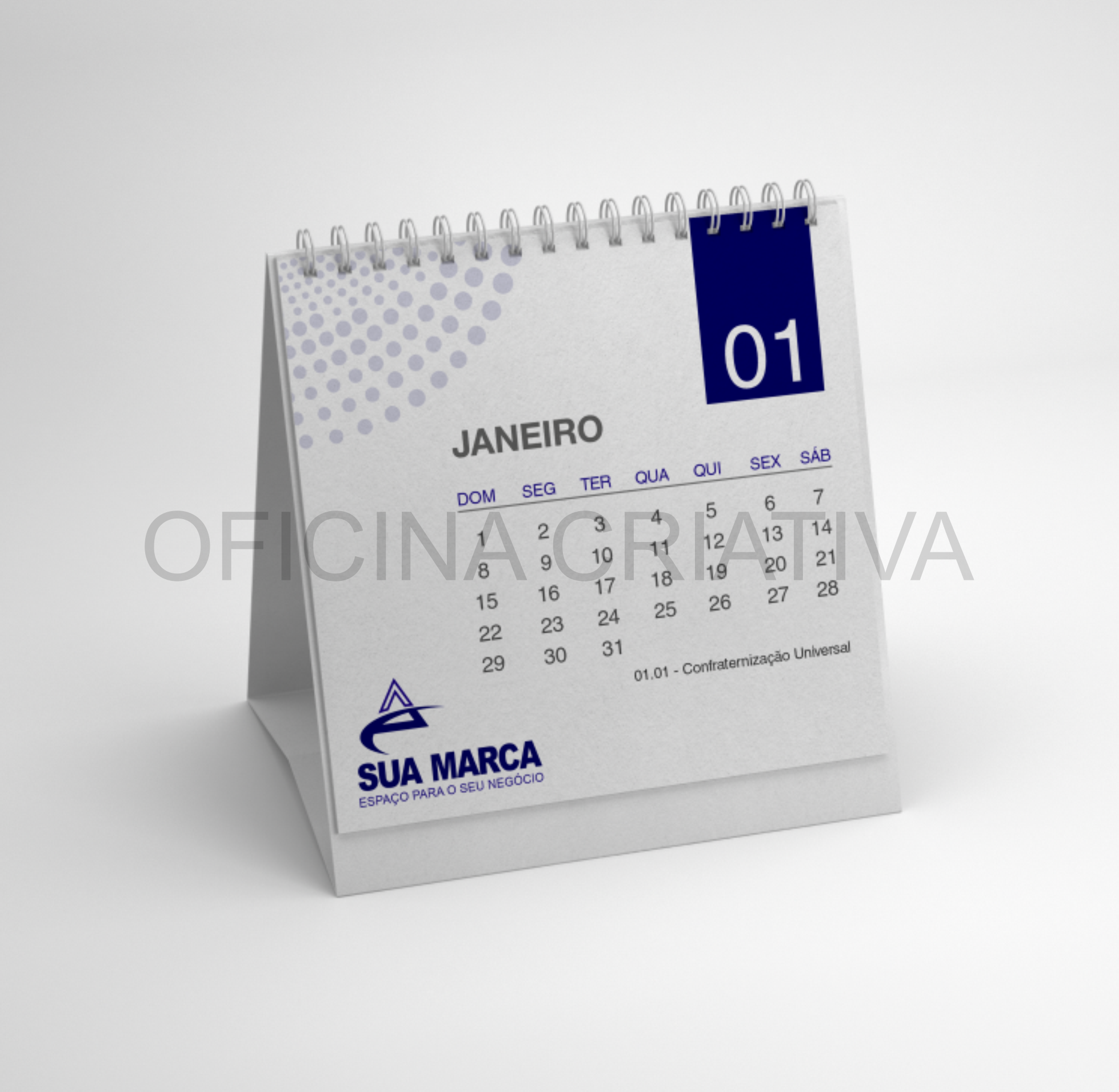 Oficina Criativa calendário personalizado 2023
