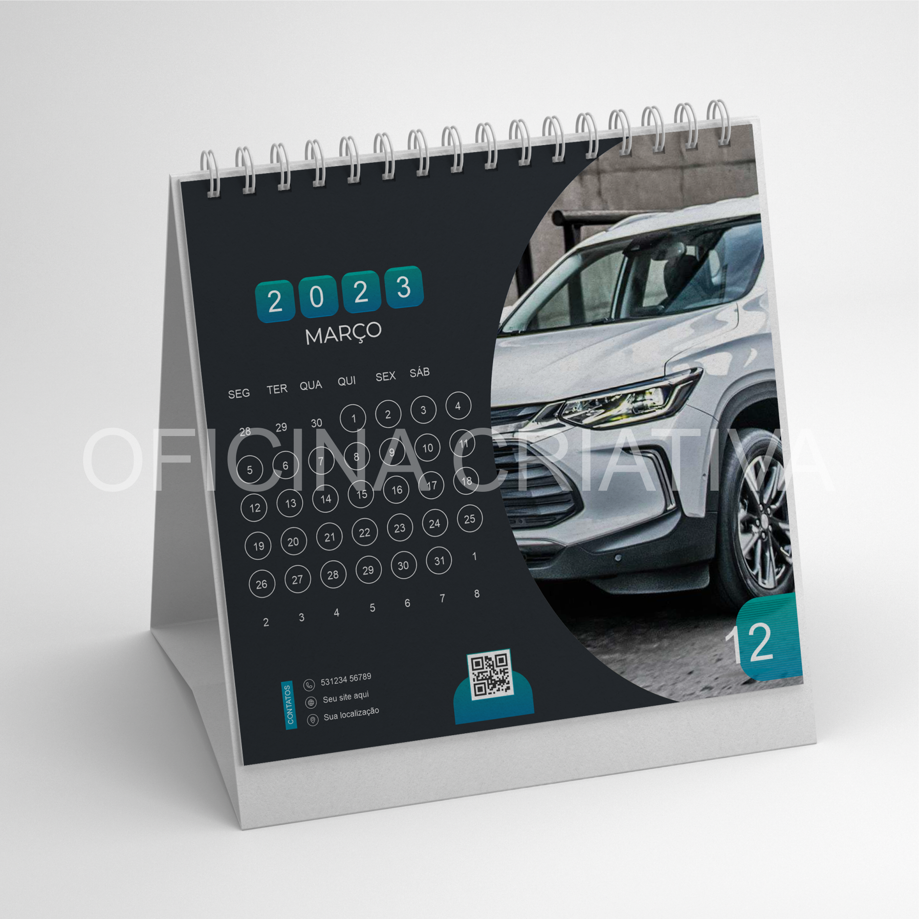 Calendário de mesa 2023