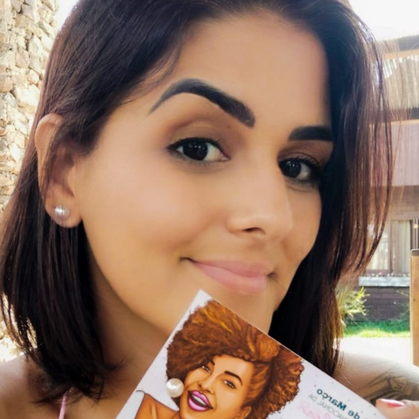 Oficina Criativa -brinco brinde personalizado dia da mulher