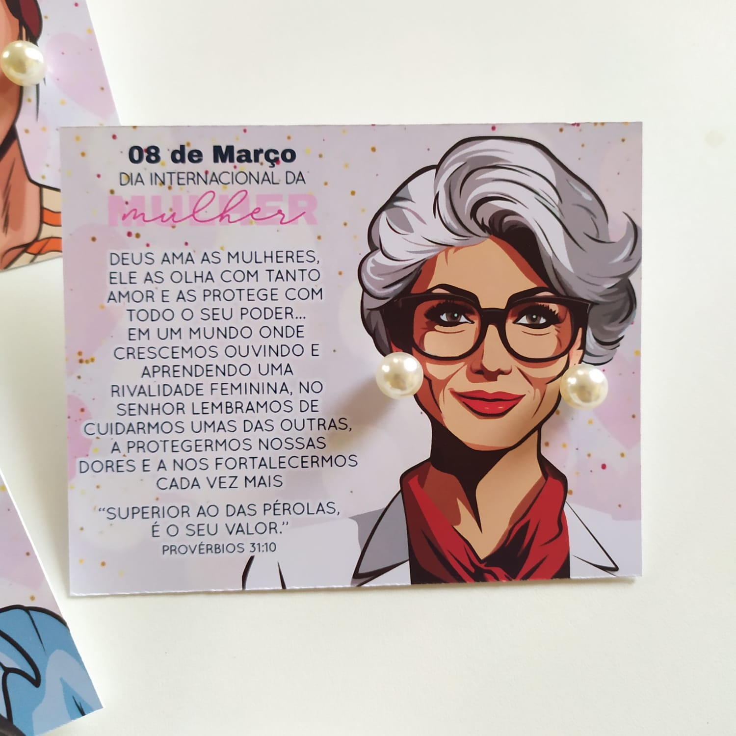 Oficina Criativa - Brinco dia da mulher