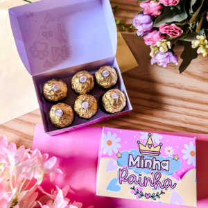 Oficina Criativa - caixa personalizada para doce dia das maes