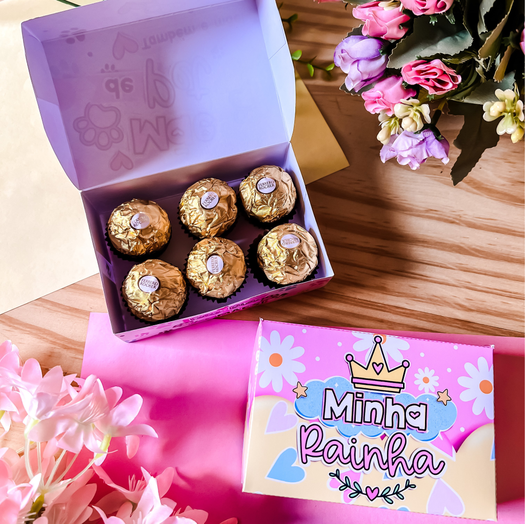 Oficina Criativa - caixa personalizada para doce dia das maes