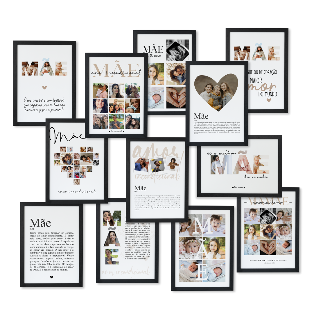 Oficina Criativa quadro presente personalizado dia das mães